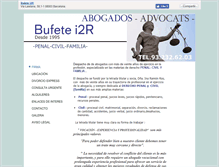 Tablet Screenshot of bufeteinclanmendez.es
